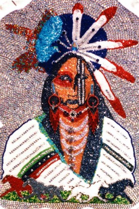 Patches Chief Drew designed for his son Kevin's suit echoed and amplified Biblical and historical themes from his own suit, while also referencing the millennium and Zulu.