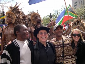 Kern arranged to bring the Zulus to New Orleans to perform in the Zulu Social Aid and Pleasure Club parade on first the Mardi Gras after Hurricane Katrina, as a morale booster and gift to the club, whose members suffered severe losses from the storm and had to dig deep to pull off their comeback parade.