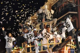 Perhaps the best part of the visually stunning victory procession was seeing the players have so much fun.