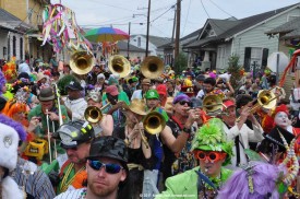 The joyous license of New Orleans parade music goes hand-in-hand with rollicking, devil-may-care spirit of Mardi Gras.