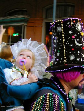 Mardi Gras parades are family friendly, but do pose some safety issues.