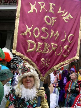 Eschewing membership dues, rules and other formalities, the krewe offers a loose, inclusive structure that encourages spontaneity and improvisation.