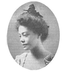 A youthful-looking Alice Dunbar-Nelson