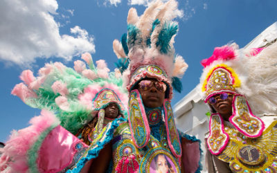 Mardi Gras Indians at Jazz Fest